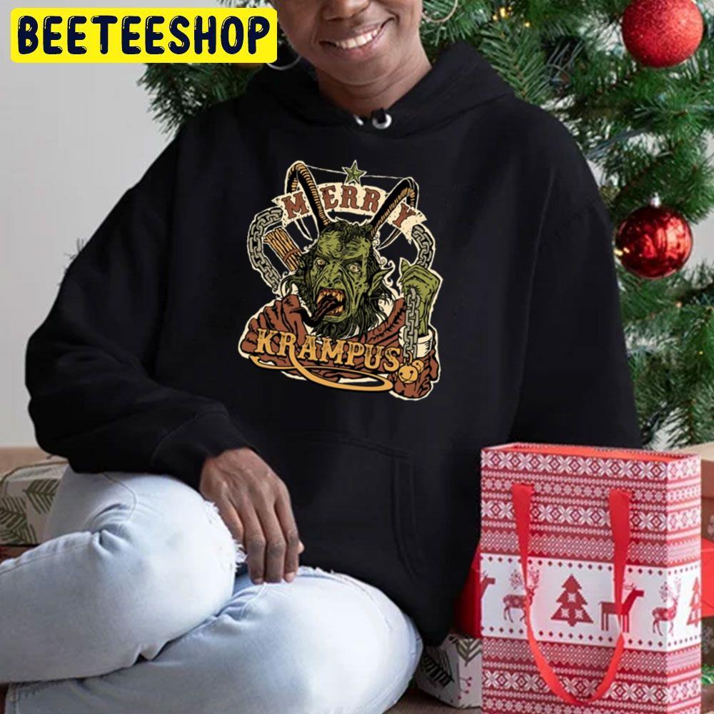 Merry Krampus Holiday Christmas Beeteeshop Trending Unisex Sweatshirt Merry Krampus Holiday Christmas Beeteeshop Trending Unisex Sweatshirt