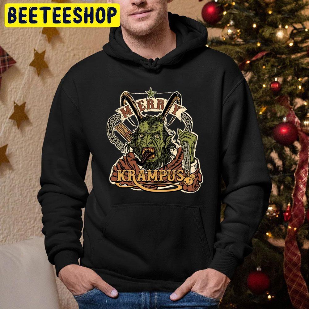 Merry Krampus Holiday Christmas Beeteeshop Trending Unisex Sweatshirt Merry Krampus Holiday Christmas Beeteeshop Trending Unisex Sweatshirt