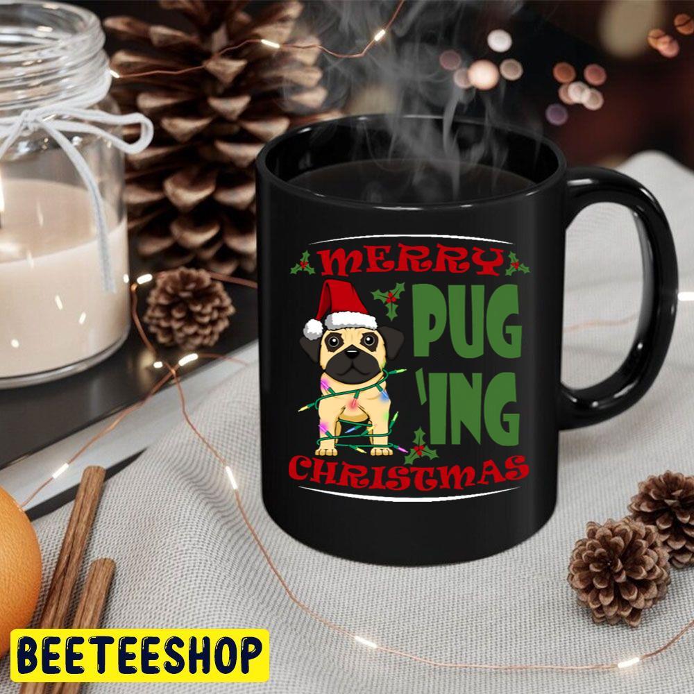 Merry Puging Christmas Cute Pug Dog Beeteeshop Trending Unisex Hoodie Merry Puging Christmas Cute Pug Dog Beeteeshop Trending Unisex Hoodie