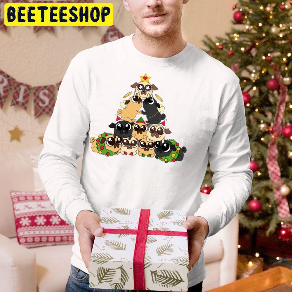 Merry Pugmas Christmas Beeteeshop Trending Unisex Hoodie Merry Pugmas Christmas Beeteeshop Trending Unisex Hoodie