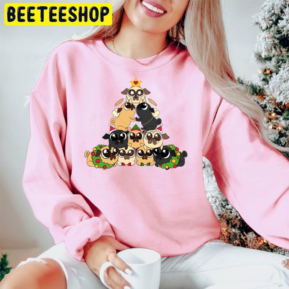 Merry Pugmas Christmas Beeteeshop Trending Unisex Hoodie Merry Pugmas Christmas Beeteeshop Trending Unisex Hoodie