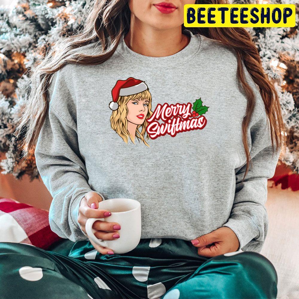 Merry Swiftmas Taylor Swift Christmas Beeteeshop Trending Unisex Hoodie Merry Swiftmas Taylor Swift Christmas Beeteeshop Trending Unisex Hoodie