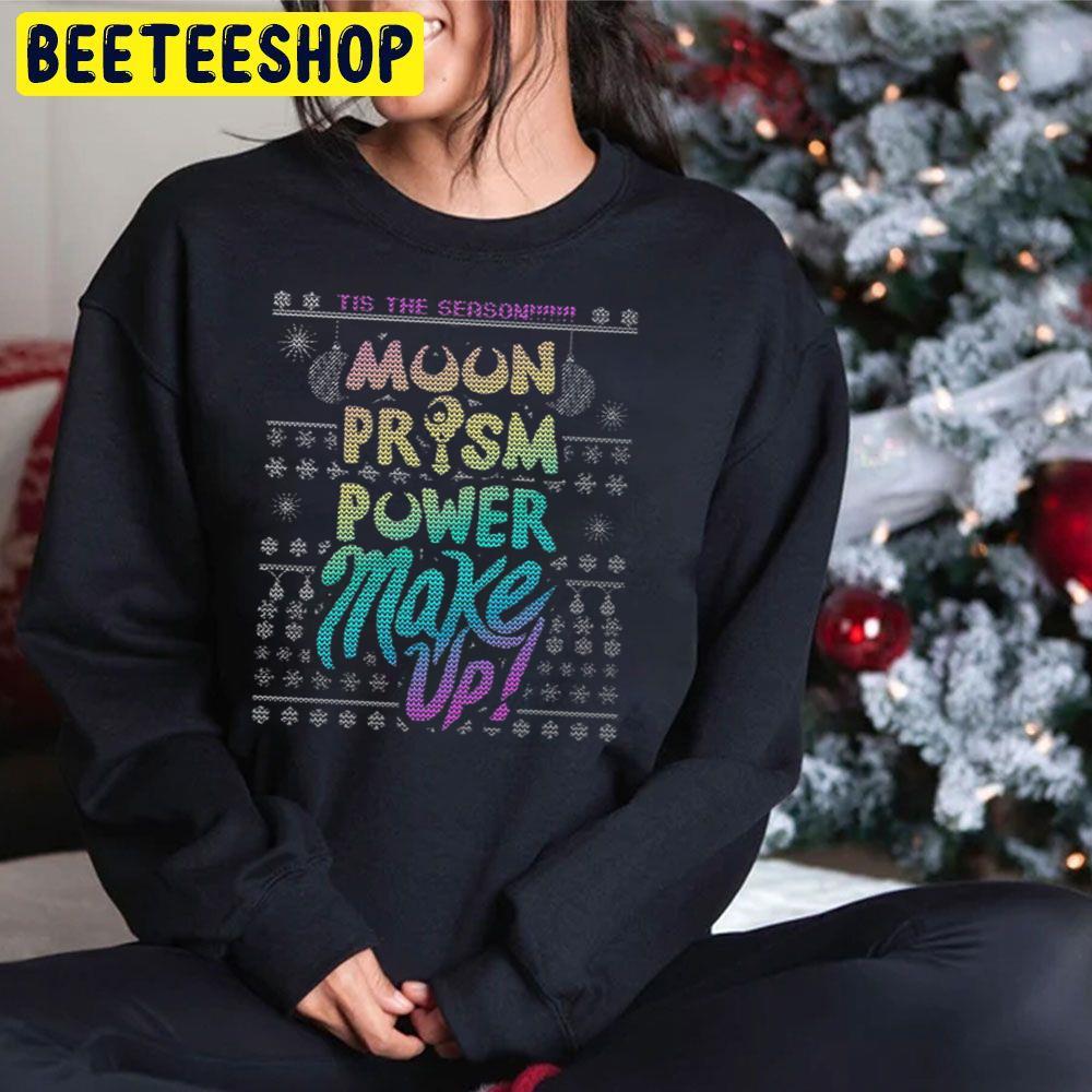 Moon Prism Power Makeup Ugly Christmas Beeteeshop Trending Unisex Hoodie Moon Prism Power Makeup Ugly Christmas Beeteeshop Trending Unisex Hoodie