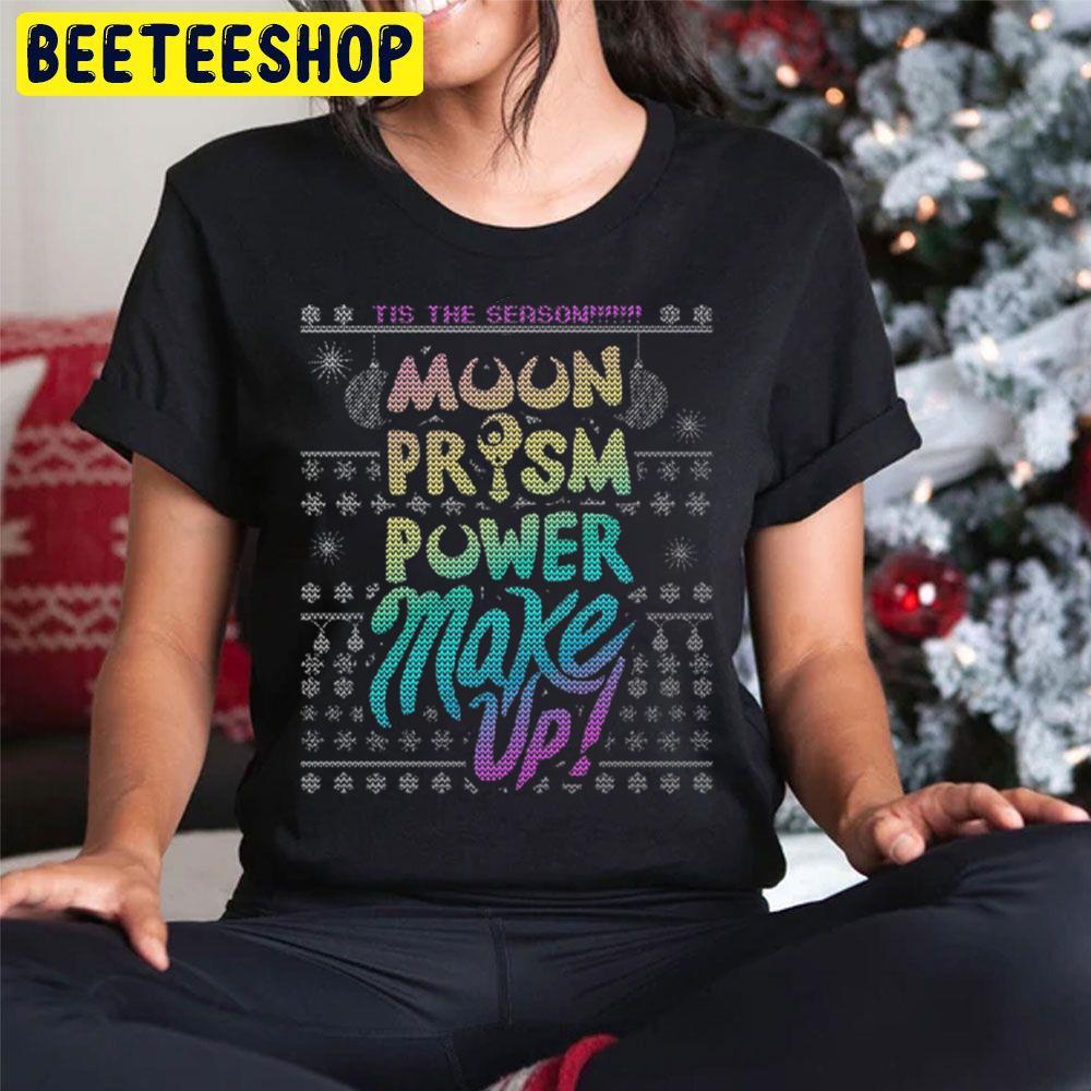 Moon Prism Power Makeup Ugly Christmas Beeteeshop Trending Unisex Hoodie Moon Prism Power Makeup Ugly Christmas Beeteeshop Trending Unisex Hoodie