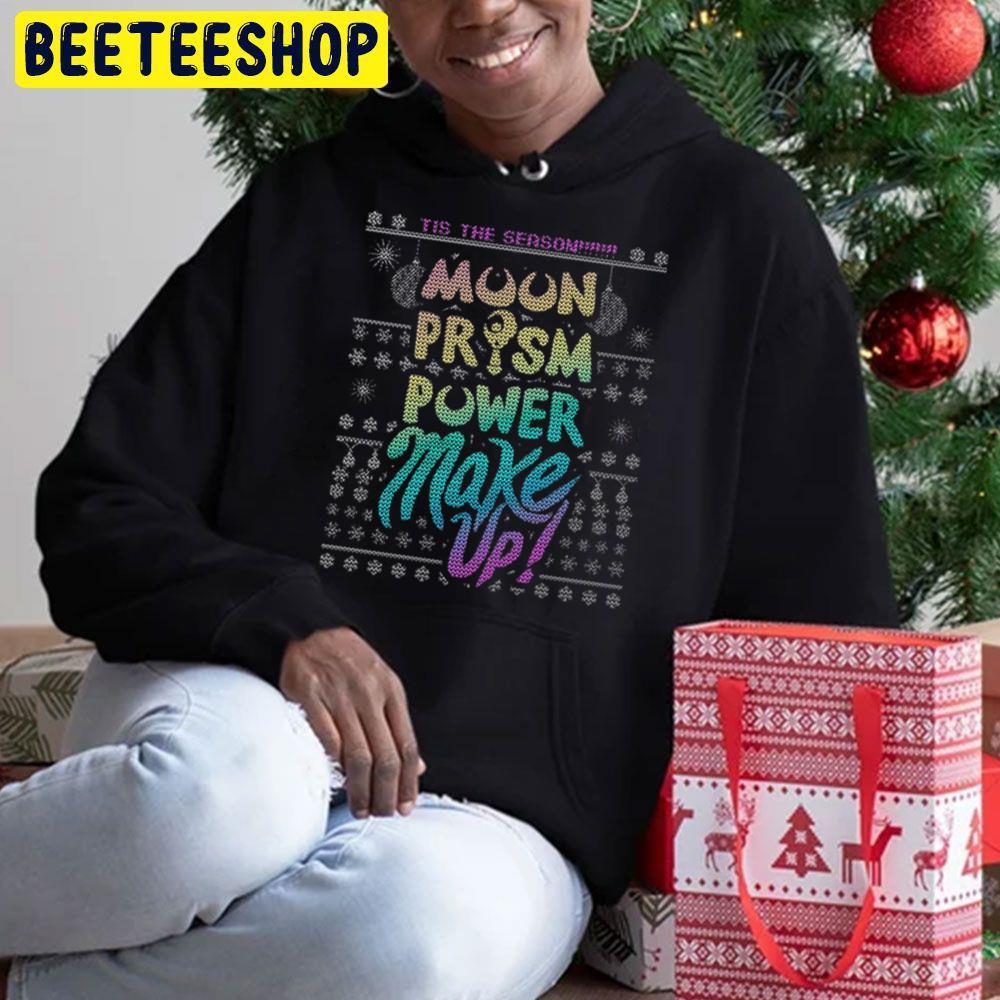 Moon Prism Power Makeup Ugly Christmas Beeteeshop Trending Unisex Hoodie Moon Prism Power Makeup Ugly Christmas Beeteeshop Trending Unisex Hoodie