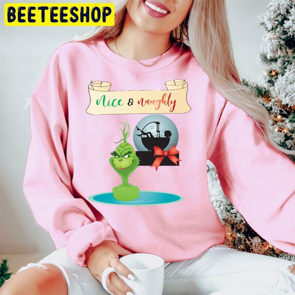Nice And Naughty How The Grinch Stole Christmas Beeteeshop Trending Unisex Hoodie Nice And Naughty How The Grinch Stole Christmas Beeteeshop Trending Unisex Hoodie