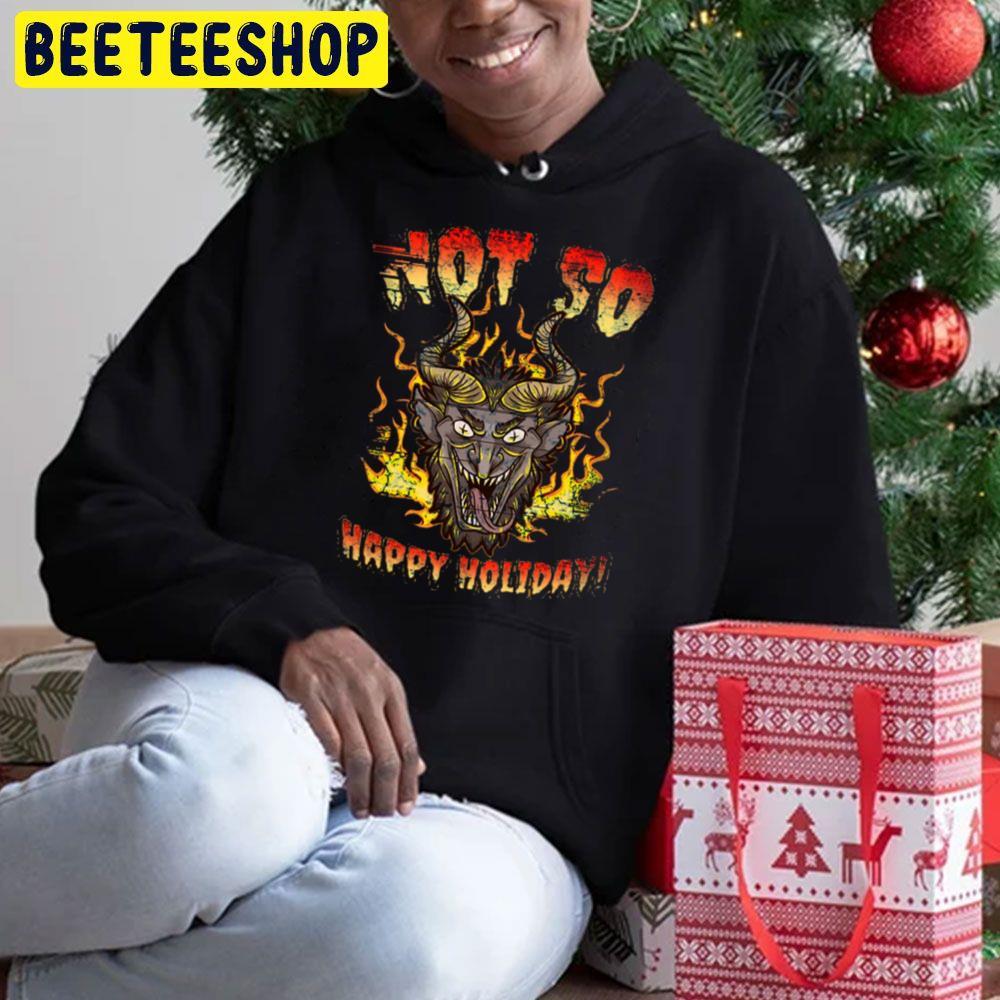 Not So Happy Holiday Christmas Krampus Beeteeshop Trending Unisex Hoodie Not So Happy Holiday Christmas Krampus Beeteeshop Trending Unisex Hoodie