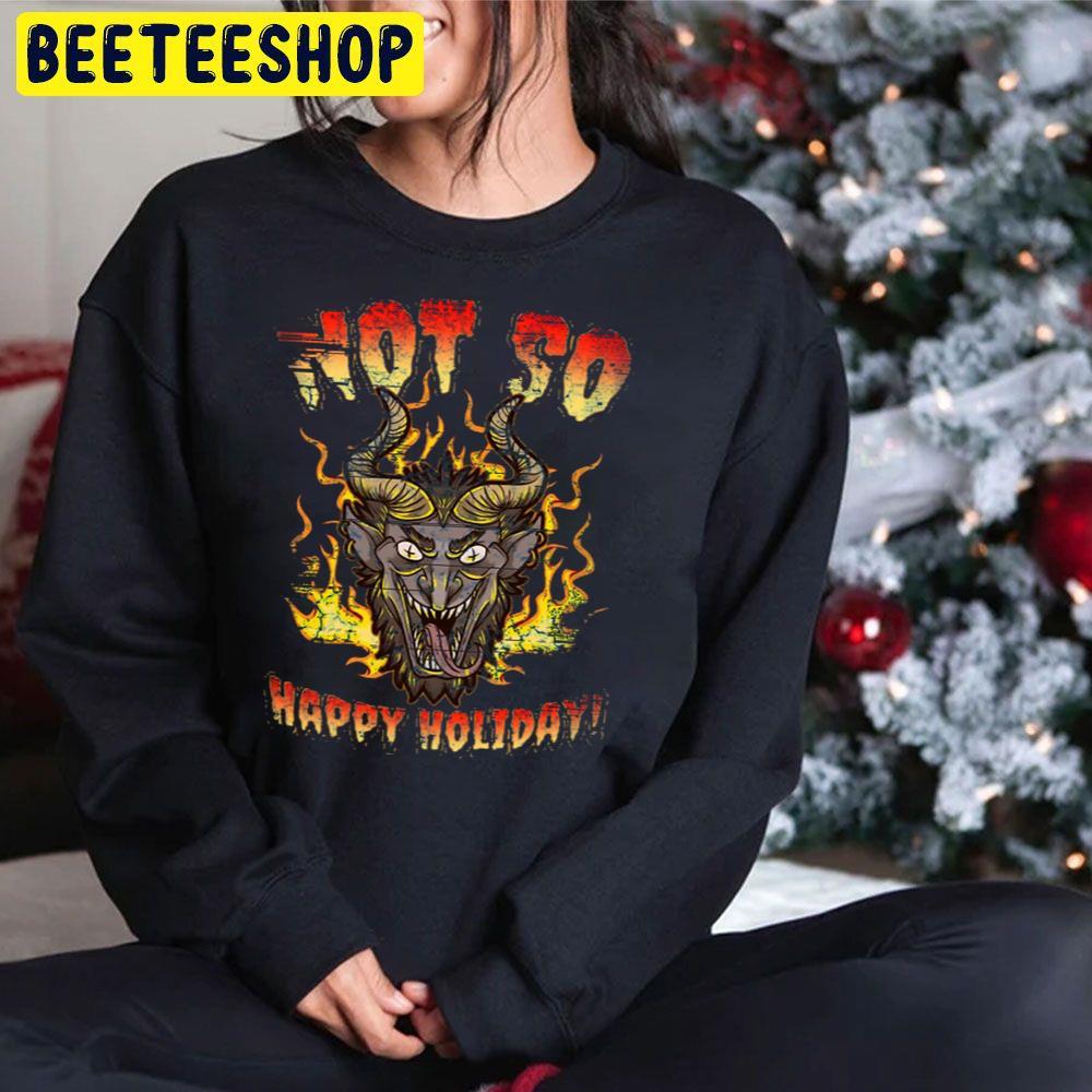 Not So Happy Holiday Christmas Krampus Beeteeshop Trending Unisex Hoodie Not So Happy Holiday Christmas Krampus Beeteeshop Trending Unisex Hoodie