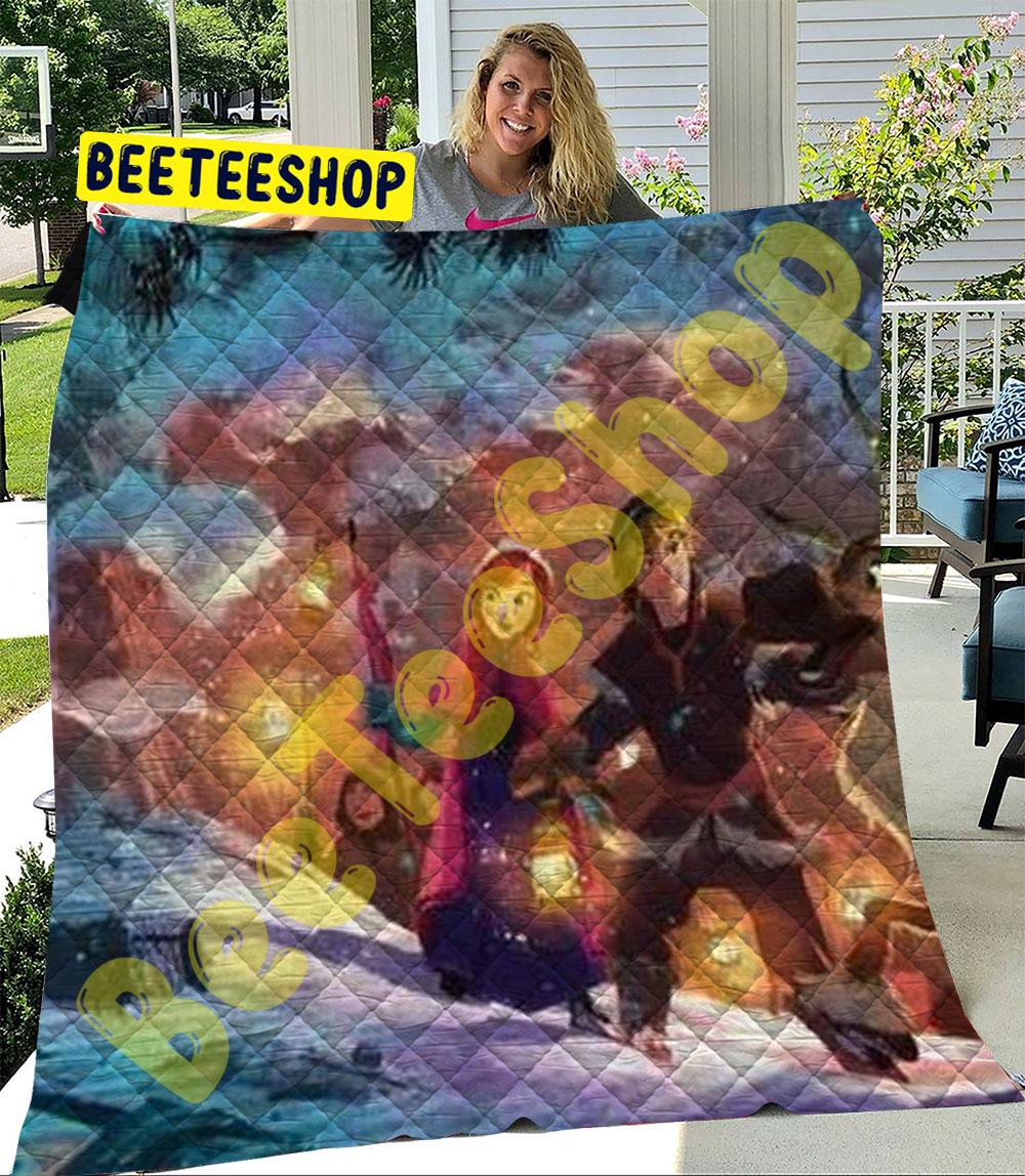 Olaf's Frozen Adventure 03 Trending Quilt Olaf's Frozen Adventure 03 Trending Quilt