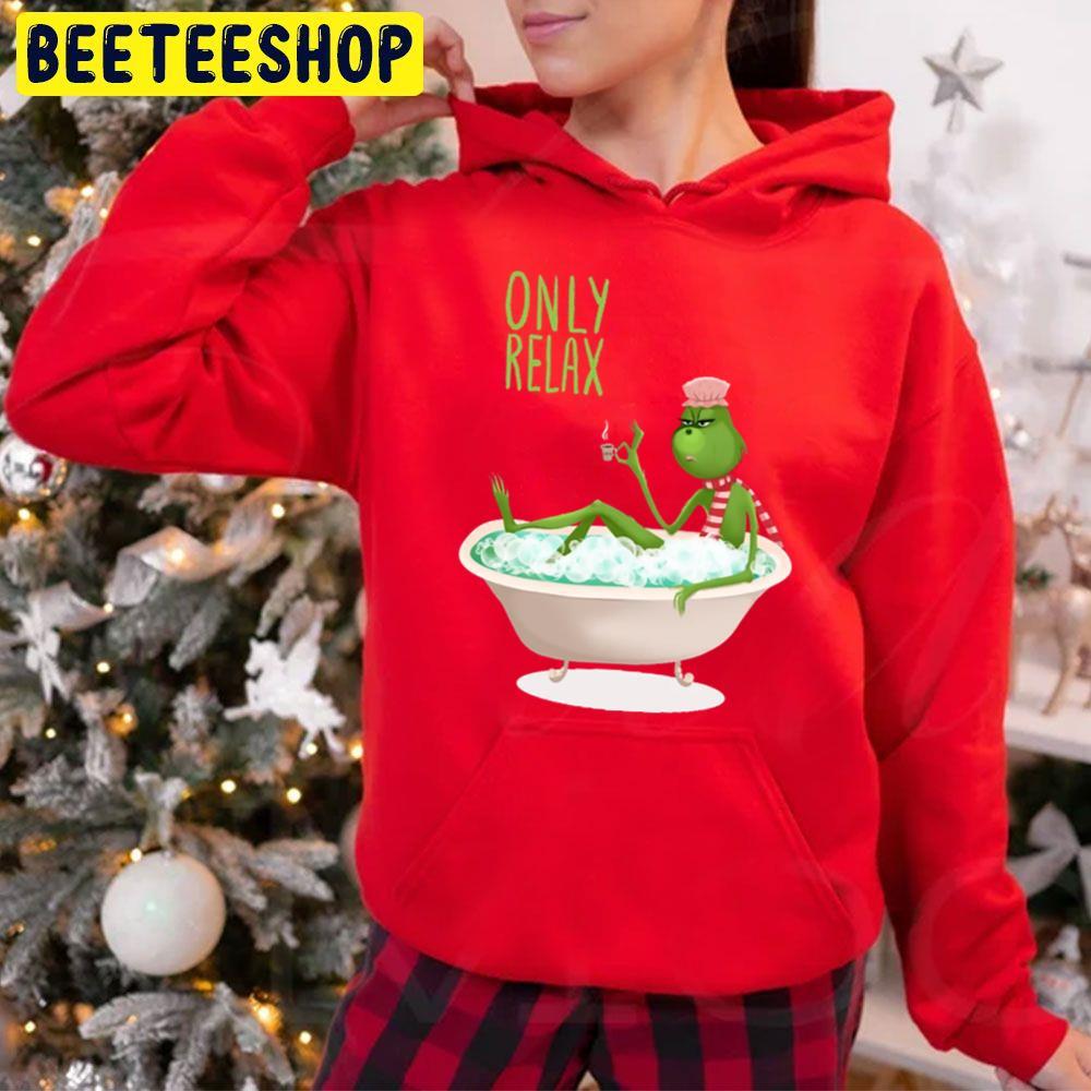 Only Relax How The Grinch Stole Christmas Beeteeshop Trending Unisex Hoodie Only Relax How The Grinch Stole Christmas Beeteeshop Trending Unisex Hoodie