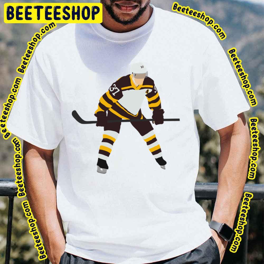 Patrice Bergeron Winter Boston Bruins Hockey Unisex T-Shirt Patrice Bergeron Winter Boston Bruins Hockey Unisex T-Shirt