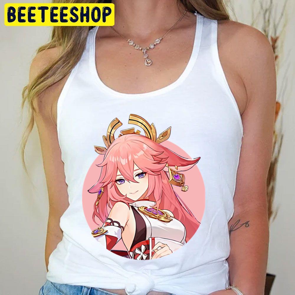 Pink Circle Style Miko Beeteeshop Trending Unisex T-Shirt Pink Circle Style Miko Beeteeshop Trending Unisex T-Shirt