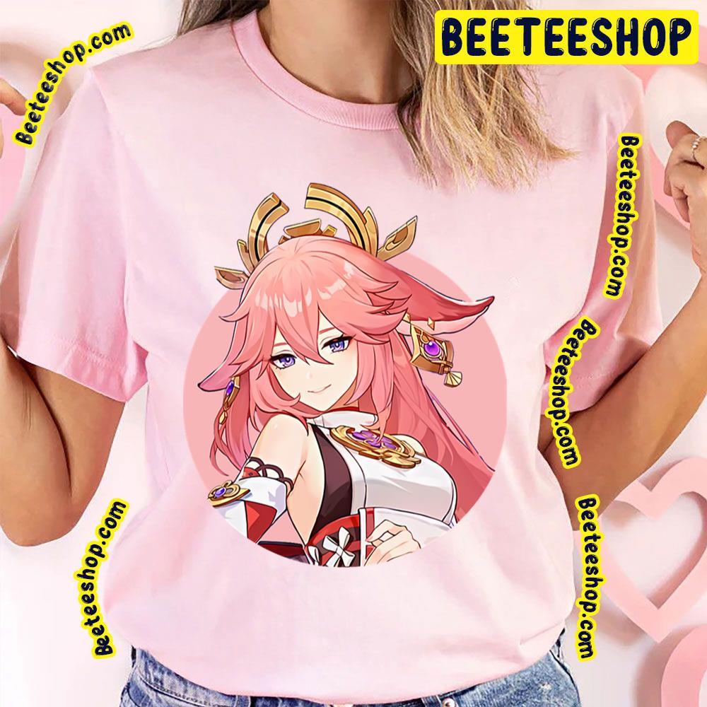 Pink Circle Style Miko Beeteeshop Trending Unisex T-Shirt Pink Circle Style Miko Beeteeshop Trending Unisex T-Shirt