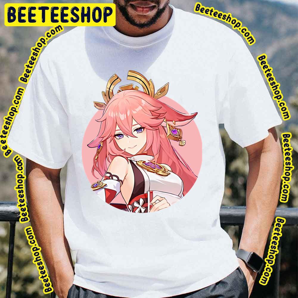 Pink Circle Style Miko Beeteeshop Trending Unisex T-Shirt Pink Circle Style Miko Beeteeshop Trending Unisex T-Shirt