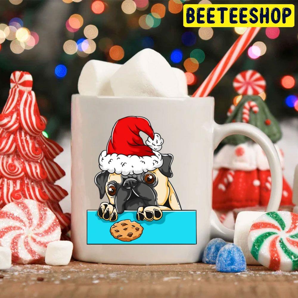 Pug Dog With Santa Claus Hat Funny Christmas Beeteeshop Trending Unisex Hoodie Pug Dog With Santa Claus Hat Funny Christmas Beeteeshop Trending Unisex Hoodie