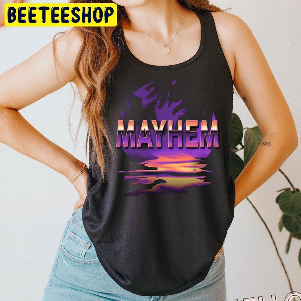 Quotes Retro Styles Mayhem Unisex T-Shirt Quotes Retro Styles Mayhem Unisex T-Shirt