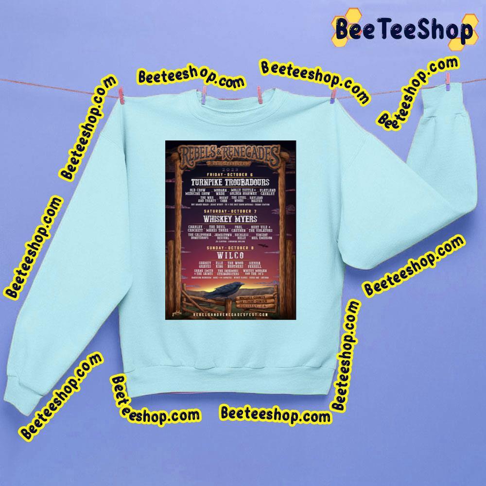 Rebels And Renegades Festival 2023 Beeteeshop Trending Unisex Sweatshirt Rebels And Renegades Festival 2023 Beeteeshop Trending Unisex Sweatshirt