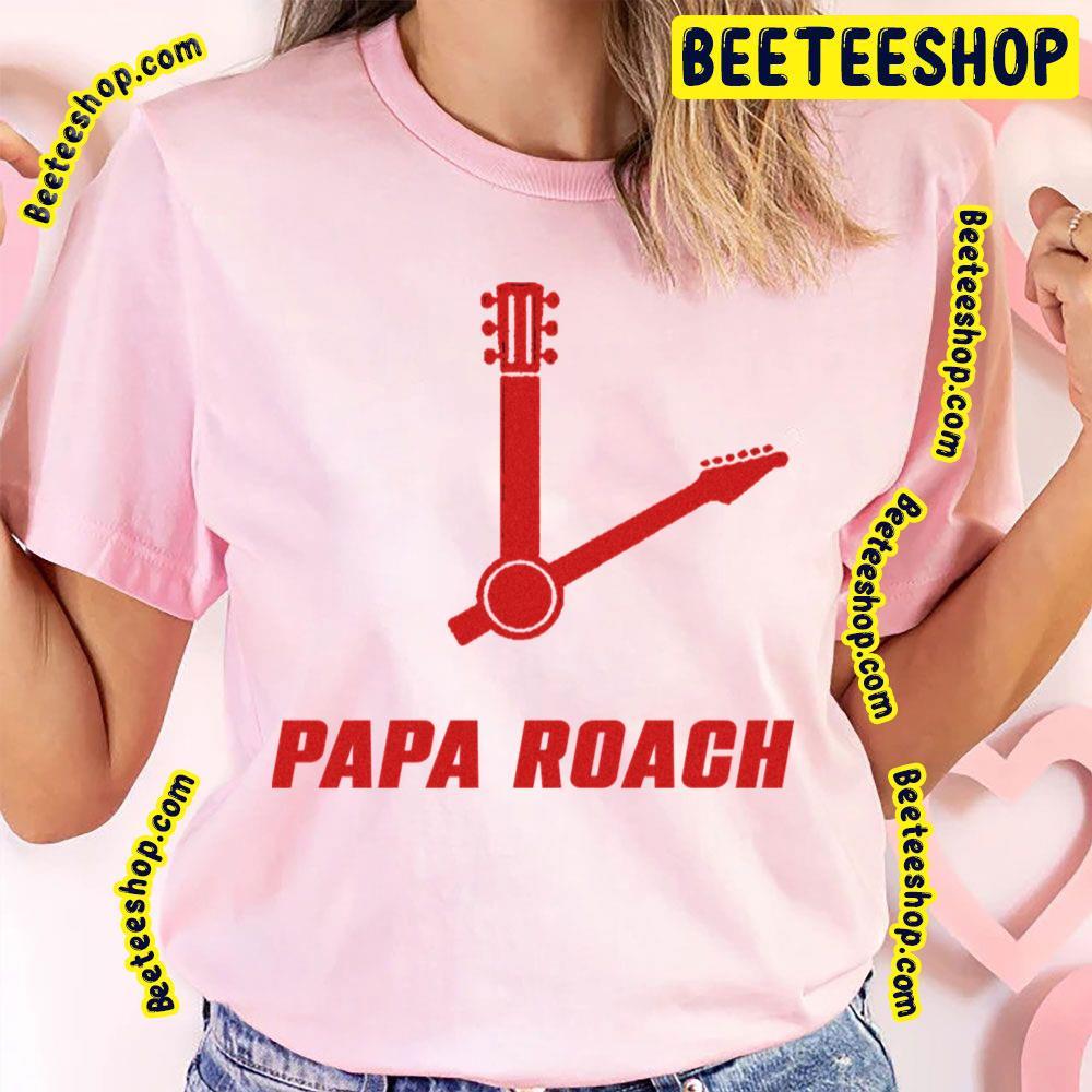 Red Guitar Papa Roach Unisex T-Shirt Red Guitar Papa Roach Unisex T-Shirt