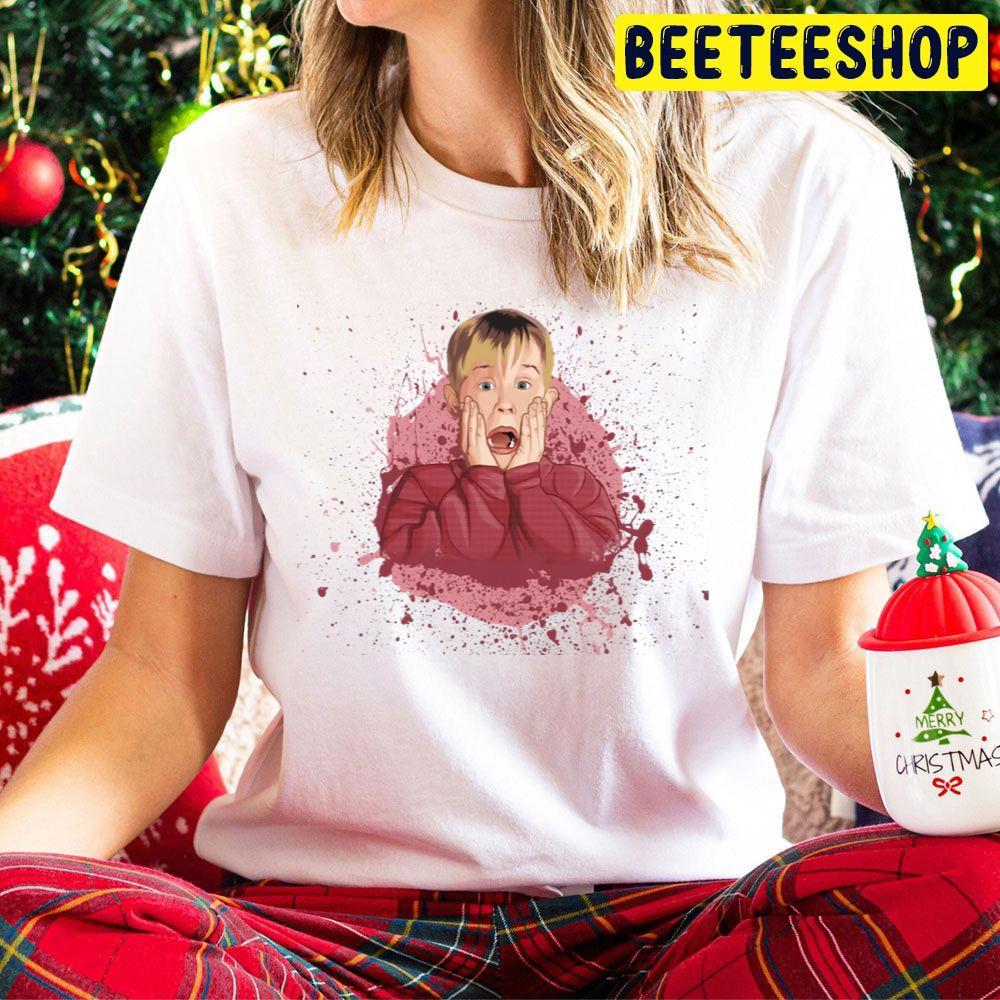 Red Ink Home Alone Christmas Beeteeshop Trending Unisex Hoodie Red Ink Home Alone Christmas Beeteeshop Trending Unisex Hoodie