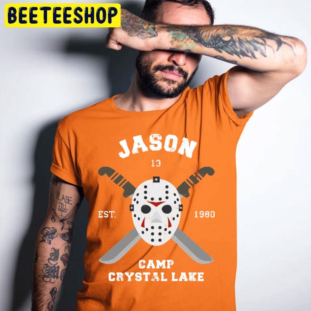 Retro Art Crystal Lake Jason Voorhees Halloween Beeteeshop Trending Unisex T-Shirt Retro Art Crystal Lake Jason Voorhees Halloween Beeteeshop Trending Unisex T-Shirt