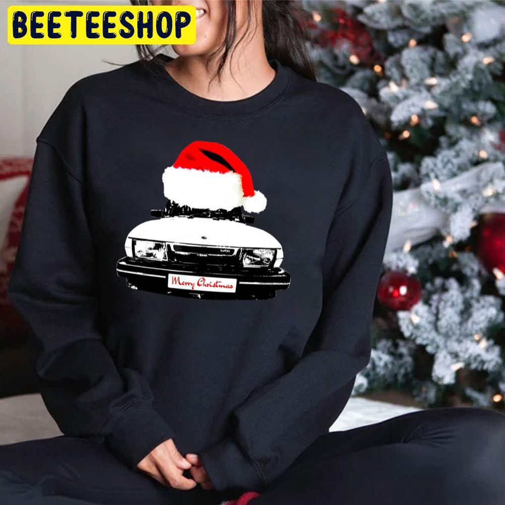 Saab 900 Turbo Car Christmas Hat Beeteeshop Trending Unisex Sweatshirt Saab 900 Turbo Car Christmas Hat Beeteeshop Trending Unisex Sweatshirt