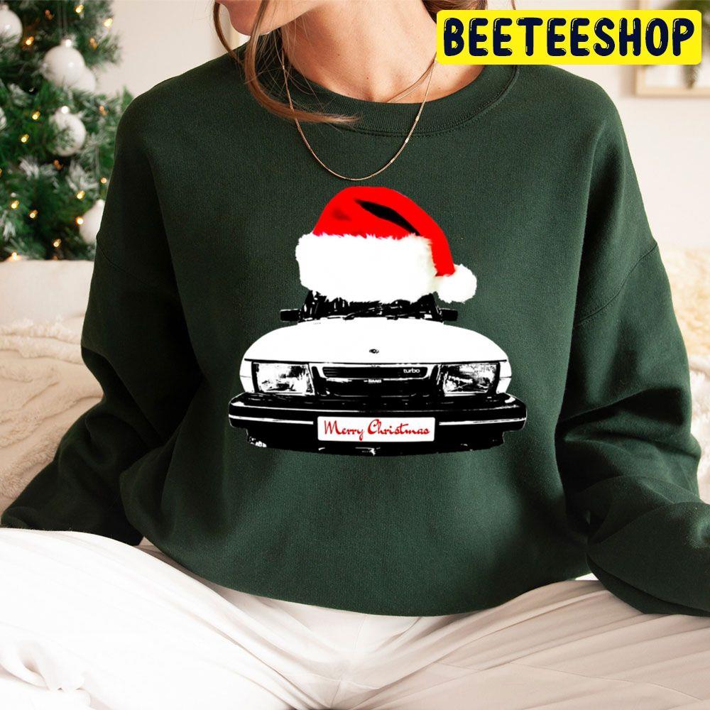 Saab 900 Turbo Car Christmas Hat Beeteeshop Trending Unisex Sweatshirt Saab 900 Turbo Car Christmas Hat Beeteeshop Trending Unisex Sweatshirt