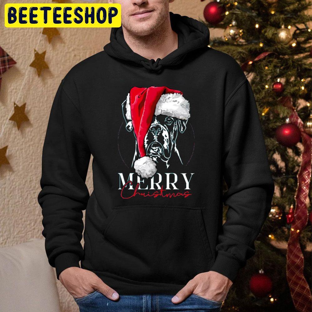 Santa Boxer Dog Merry Christmas Dog Beeteeshop Trending Unisex Hoodie Santa Boxer Dog Merry Christmas Dog Beeteeshop Trending Unisex Hoodie
