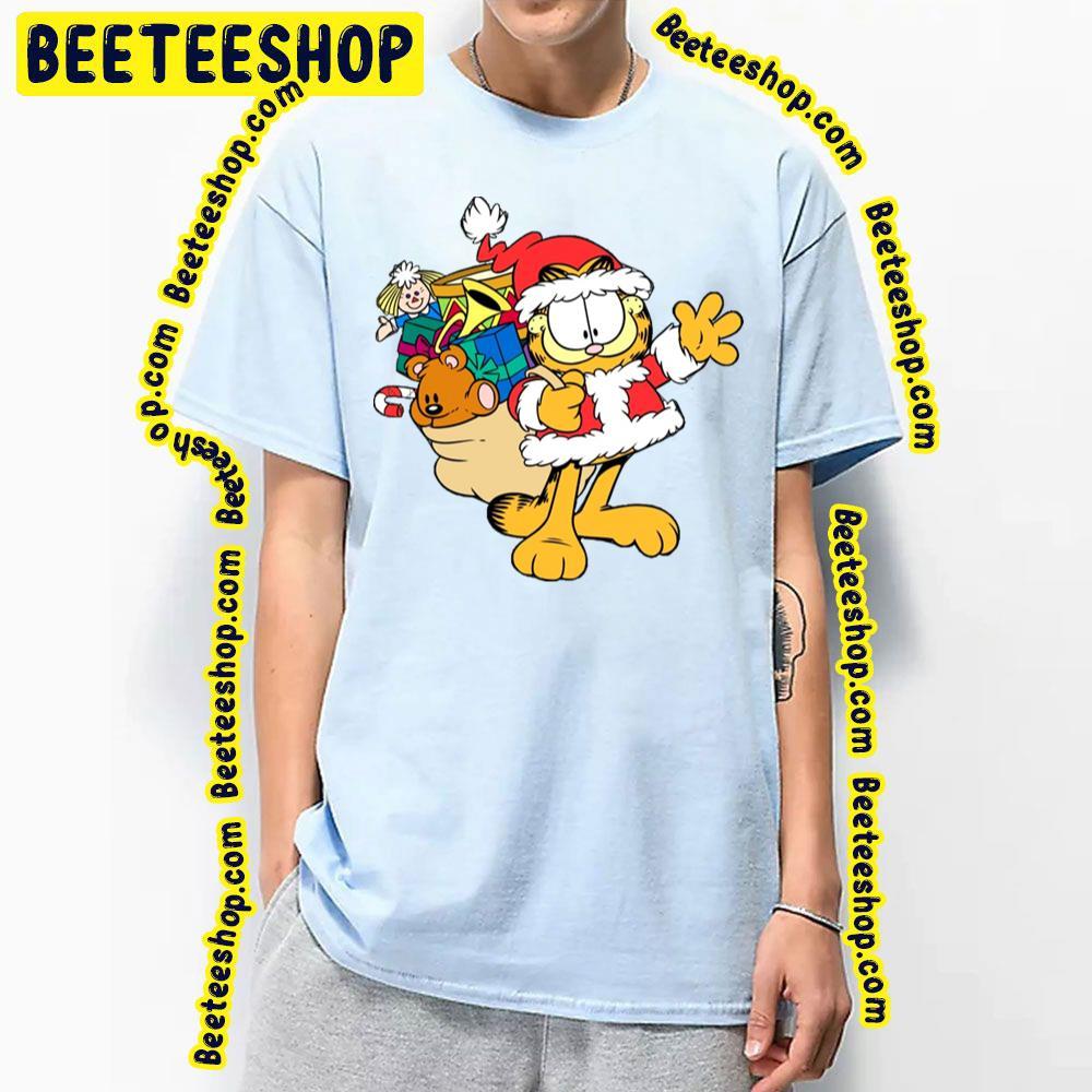 Santa Cat Garfield Beeteeshop Trending Unisex T-Shirt Santa Cat Garfield Beeteeshop Trending Unisex T-Shirt