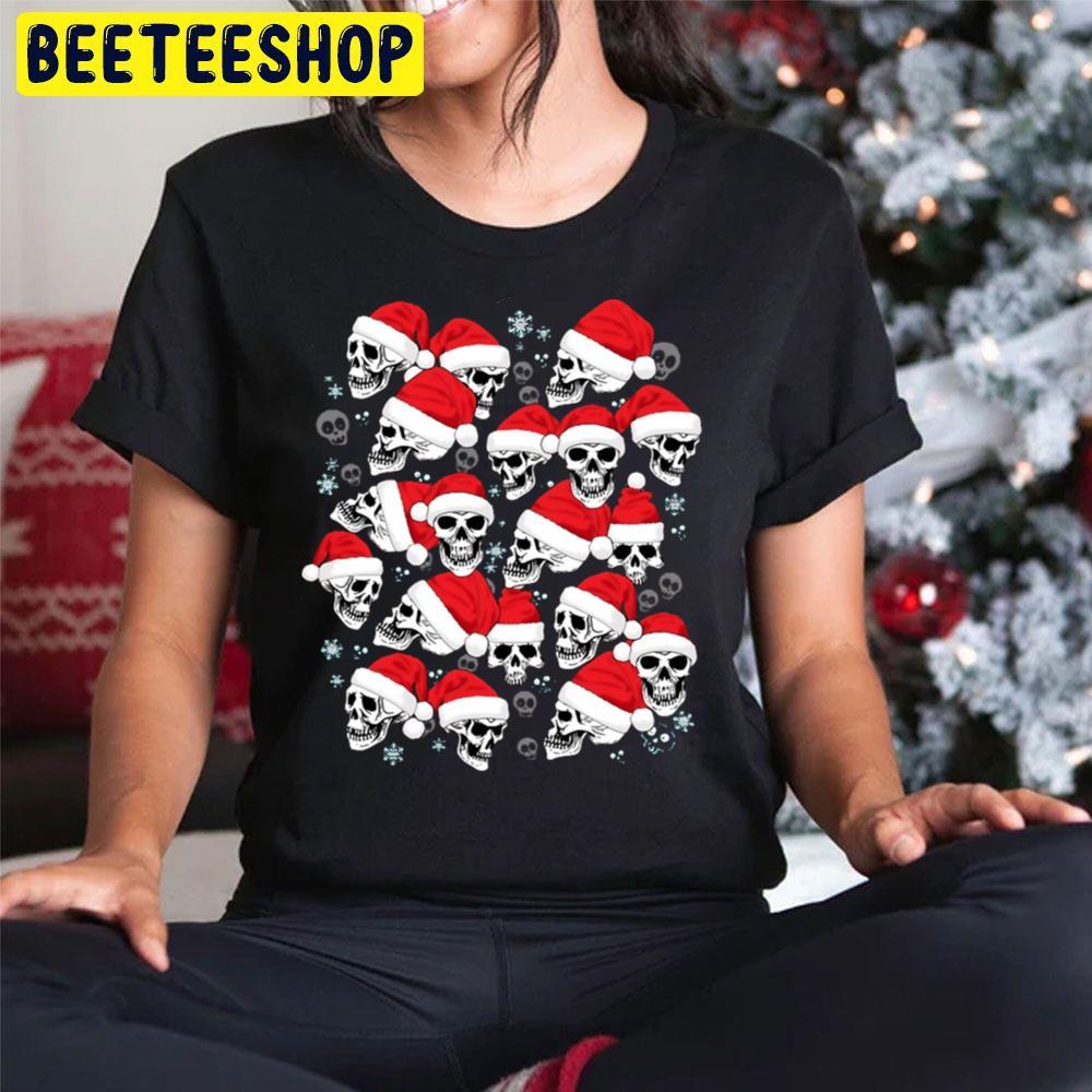 Skull Christmas Santa Skulls Beeteeshop Trending Unisex Sweatshirt Skull Christmas Santa Skulls Beeteeshop Trending Unisex Sweatshirt