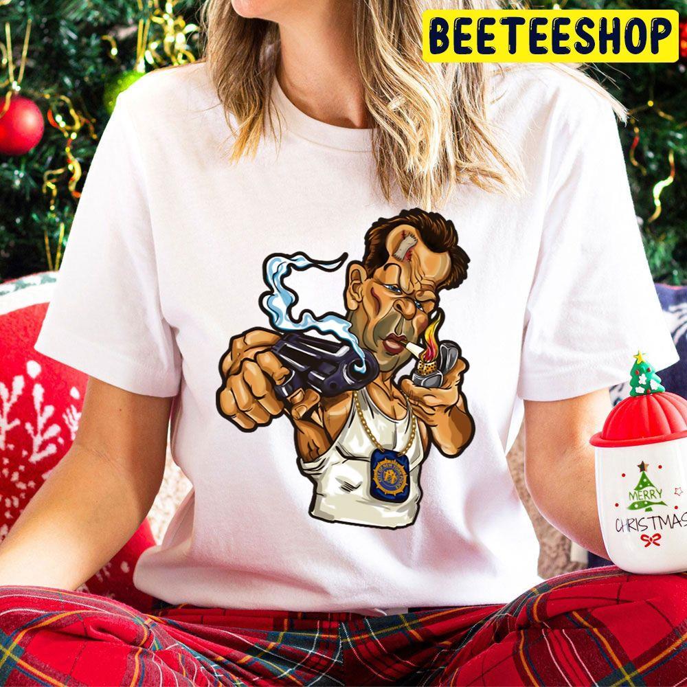 Smoke Die Hard Christmas Beeteeshop Trending Unisex Hoodie Smoke Die Hard Christmas Beeteeshop Trending Unisex Hoodie