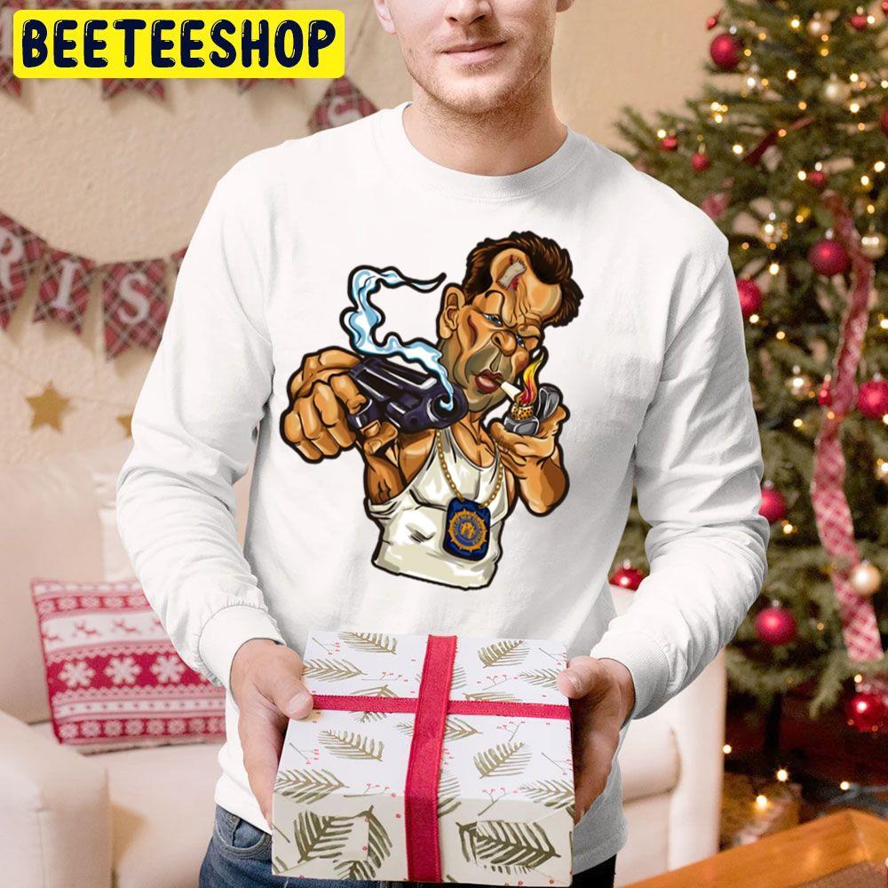 Smoke Die Hard Christmas Beeteeshop Trending Unisex Hoodie Smoke Die Hard Christmas Beeteeshop Trending Unisex Hoodie