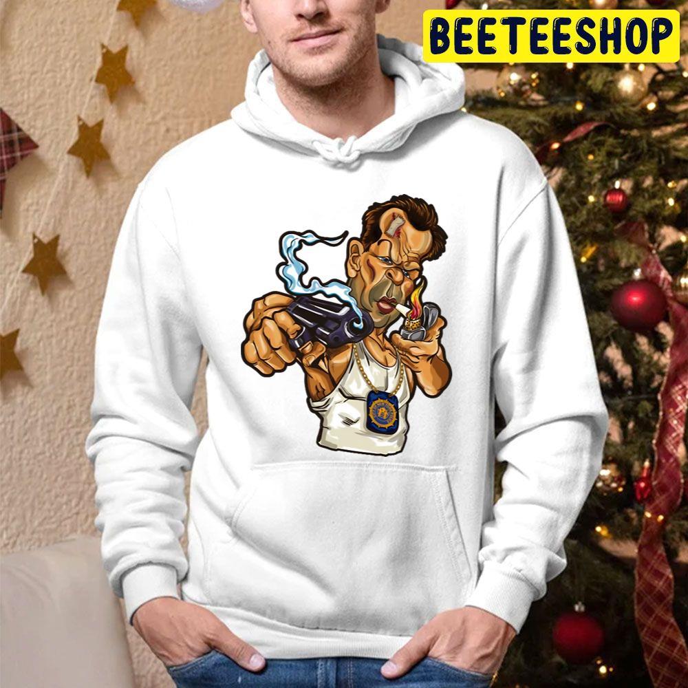Smoke Die Hard Christmas Beeteeshop Trending Unisex Hoodie Smoke Die Hard Christmas Beeteeshop Trending Unisex Hoodie