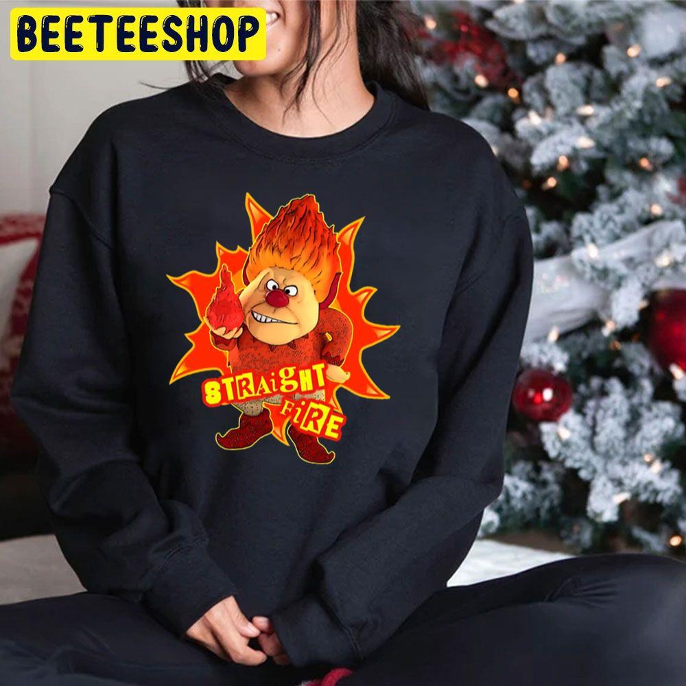Straight Fire The Year Without A Santa Claus Christmas Beeteeshop Trending Unisex Sweatshirt Straight Fire The Year Without A Santa Claus Christmas Beeteeshop Trending Unisex Sweatshirt
