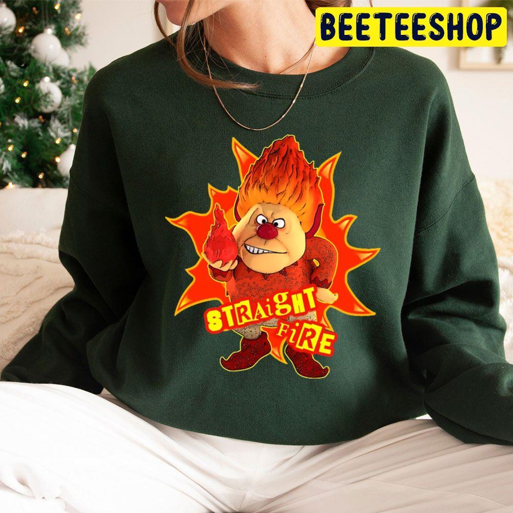 Straight Fire The Year Without A Santa Claus Christmas Beeteeshop Trending Unisex Sweatshirt Straight Fire The Year Without A Santa Claus Christmas Beeteeshop Trending Unisex Sweatshirt