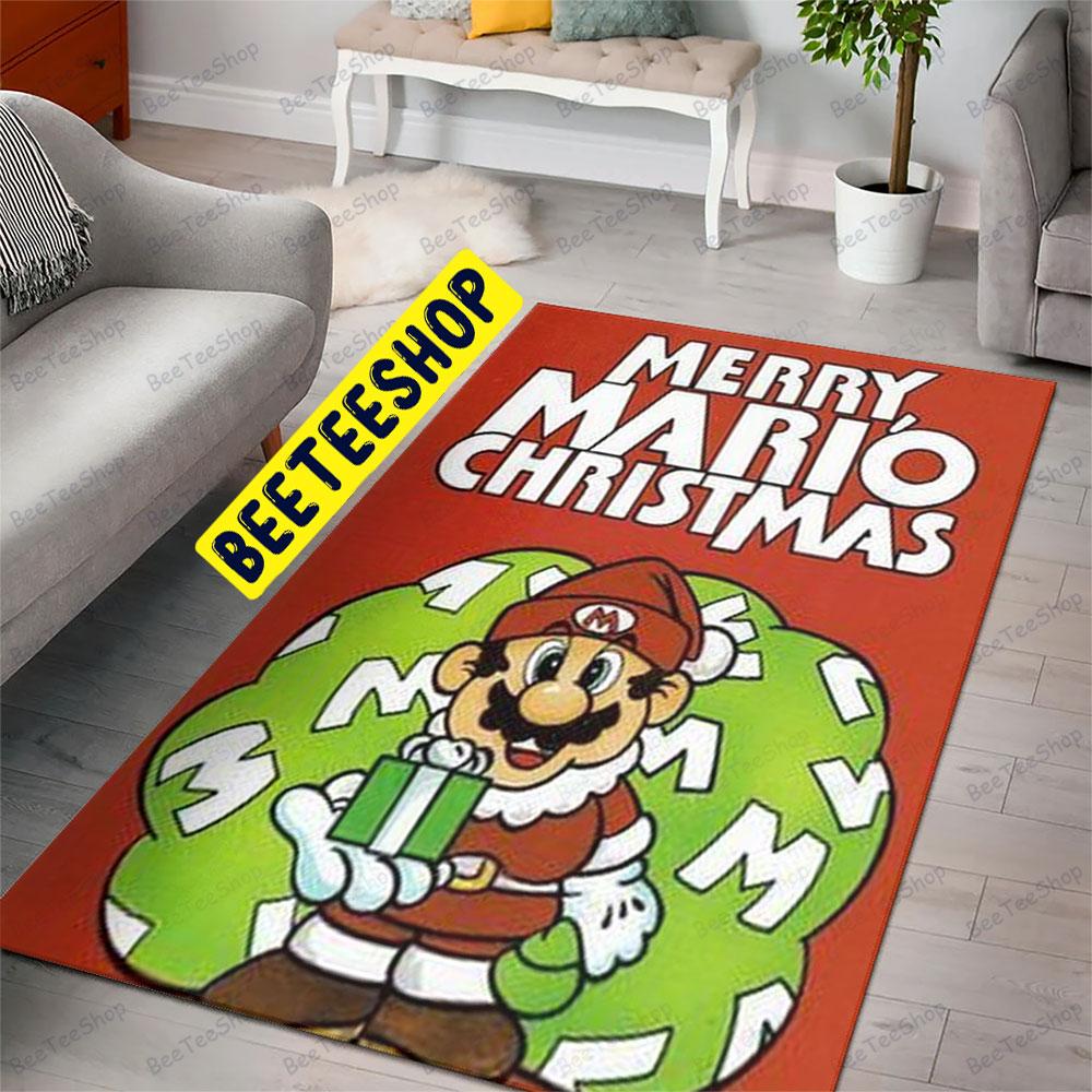 Super Mario Christmas 10 Trending Rug Rectangle Super Mario Christmas 10 Trending Rug Rectangle