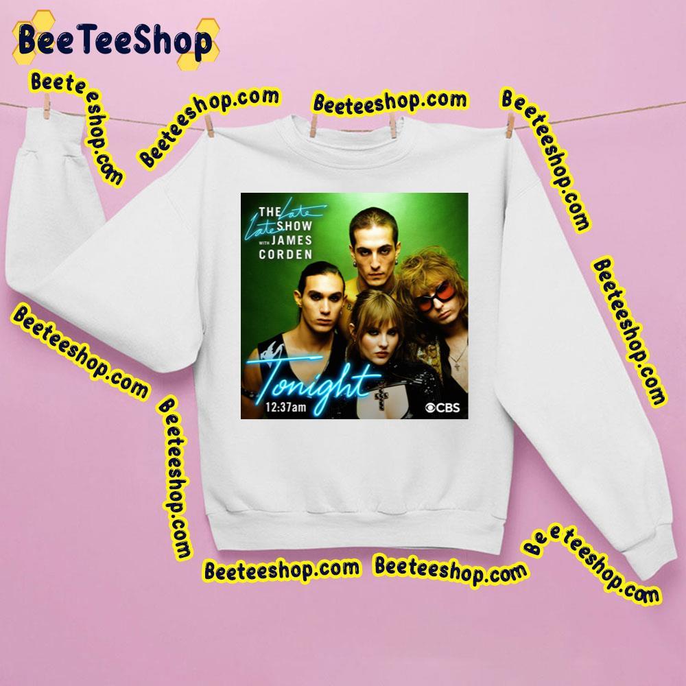 The Late Show With James Corden Maneskin 2023 Beeteeshop Trending Unisex Sweatshirt The Late Show With James Corden Maneskin 2023 Beeteeshop Trending Unisex Sweatshirt