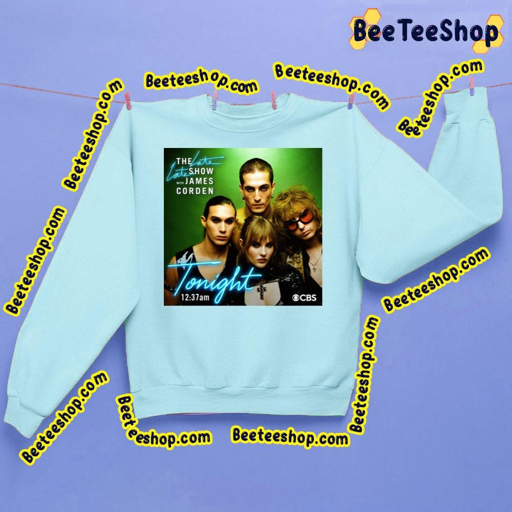 The Late Show With James Corden Maneskin 2023 Beeteeshop Trending Unisex Sweatshirt The Late Show With James Corden Maneskin 2023 Beeteeshop Trending Unisex Sweatshirt