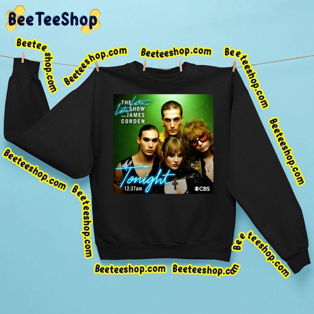 The Late Show With James Corden Maneskin 2023 Beeteeshop Trending Unisex Sweatshirt The Late Show With James Corden Maneskin 2023 Beeteeshop Trending Unisex Sweatshirt