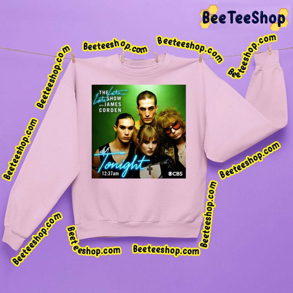 The Late Show With James Corden Maneskin 2023 Beeteeshop Trending Unisex Sweatshirt The Late Show With James Corden Maneskin 2023 Beeteeshop Trending Unisex Sweatshirt