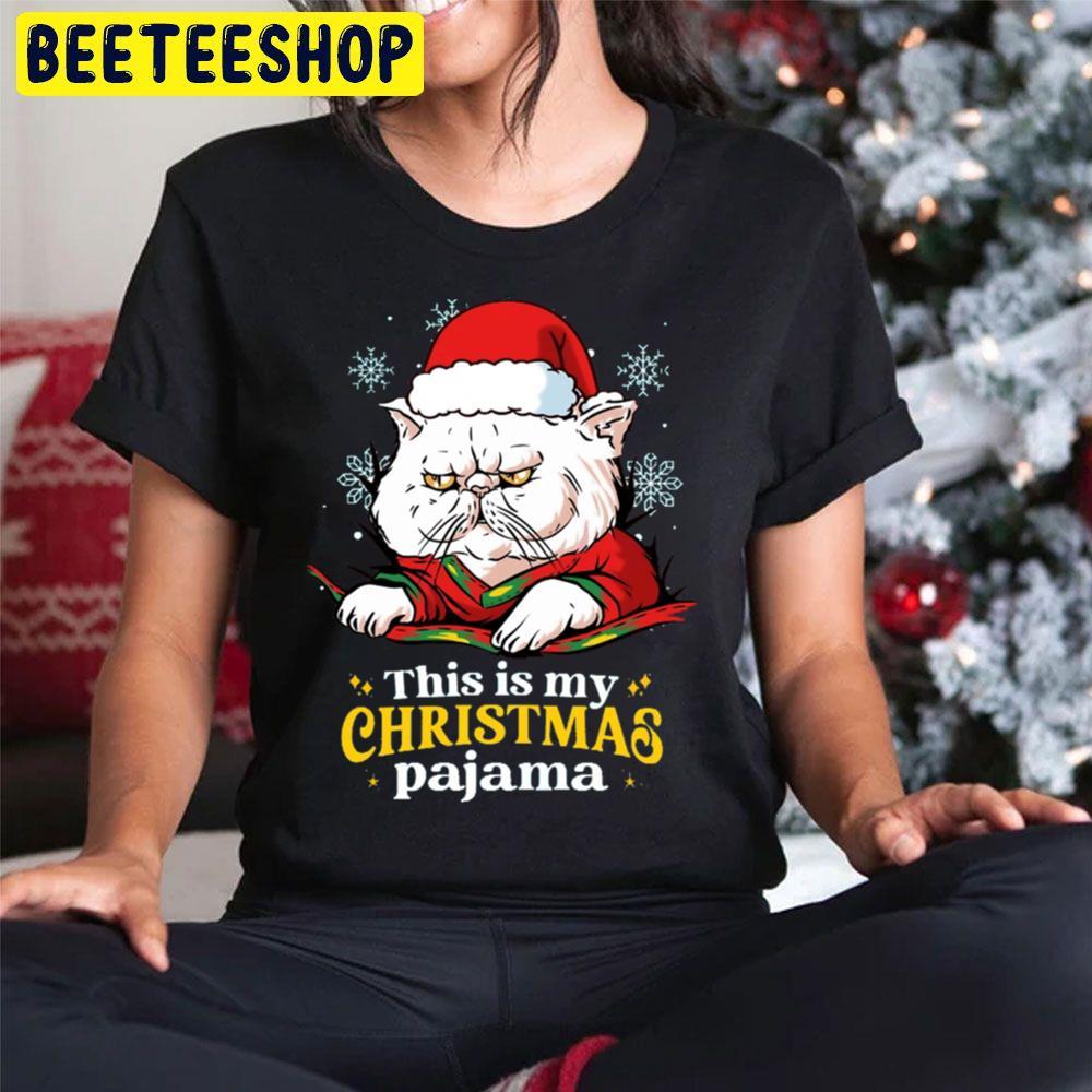 This Is My Christmas Pajama Funny Santa Cat Grumpy Beeteeshop Trending Unisex Sweatshirt This Is My Christmas Pajama Funny Santa Cat Grumpy Beeteeshop Trending Unisex Sweatshirt