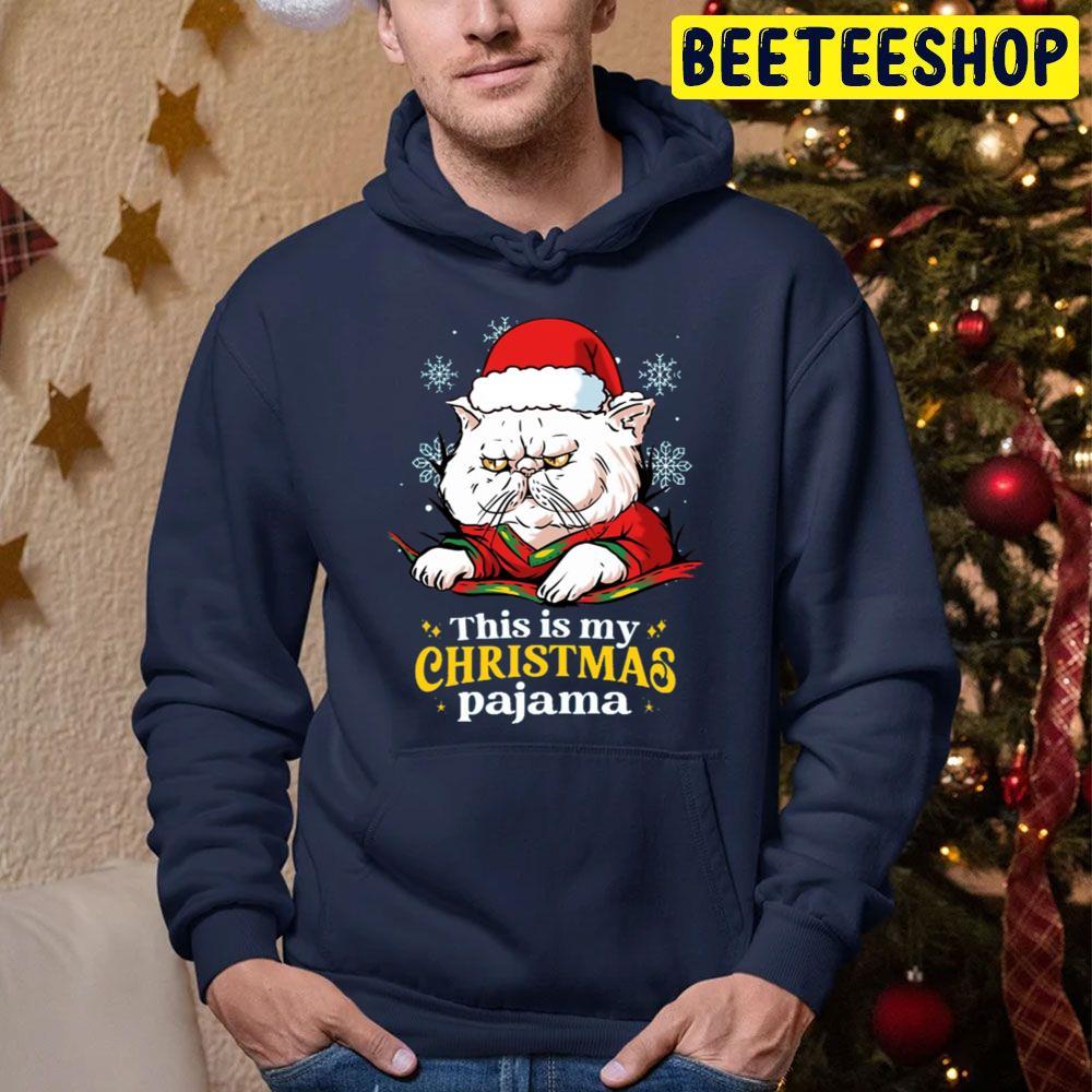 This Is My Christmas Pajama Funny Santa Cat Grumpy Beeteeshop Trending Unisex Sweatshirt This Is My Christmas Pajama Funny Santa Cat Grumpy Beeteeshop Trending Unisex Sweatshirt