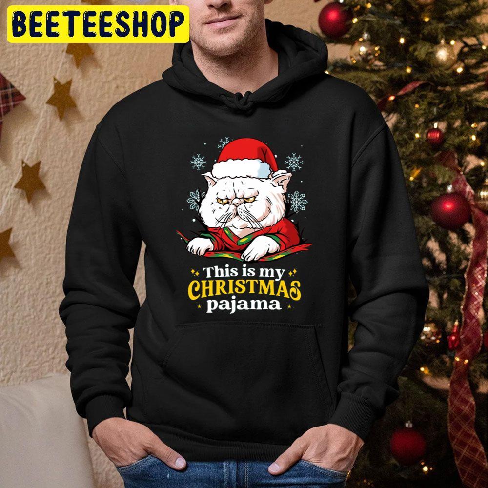 This Is My Christmas Pajama Funny Santa Cat Grumpy Beeteeshop Trending Unisex Sweatshirt This Is My Christmas Pajama Funny Santa Cat Grumpy Beeteeshop Trending Unisex Sweatshirt