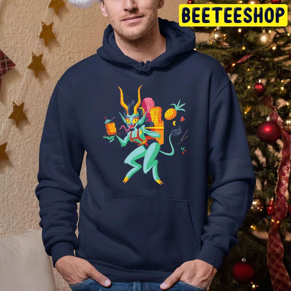 Tiki Krampus Christmas Beeteeshop Trending Unisex Sweatshirt Tiki Krampus Christmas Beeteeshop Trending Unisex Sweatshirt