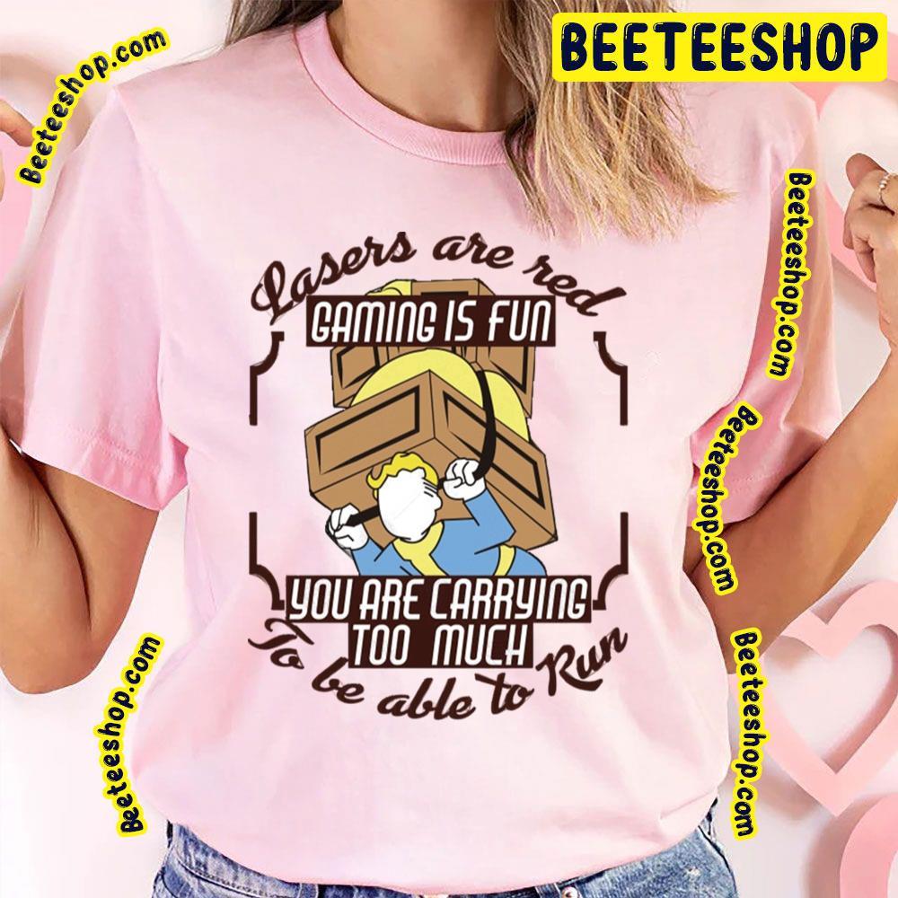 Too Much Weight Fallout Unisex T-Shirt Too Much Weight Fallout Unisex T-Shirt