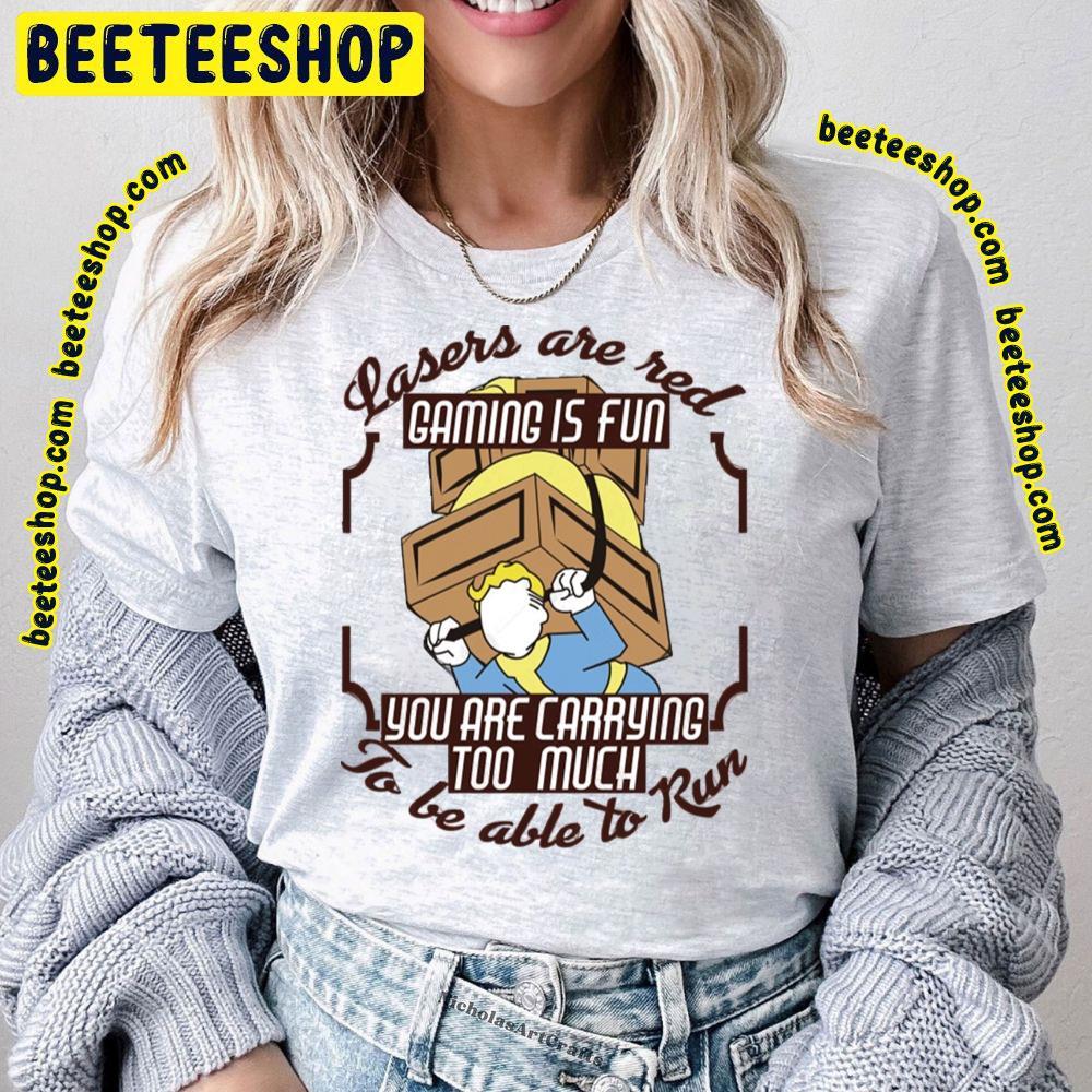 Too Much Weight Fallout Unisex T-Shirt Too Much Weight Fallout Unisex T-Shirt