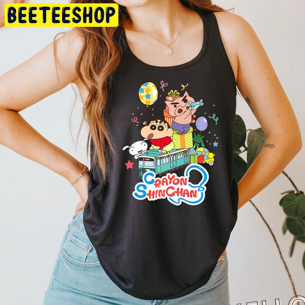 Train Crayon Shin Chan Beeteeshop Trending Unisex T-Shirt Train Crayon Shin Chan Beeteeshop Trending Unisex T-Shirt