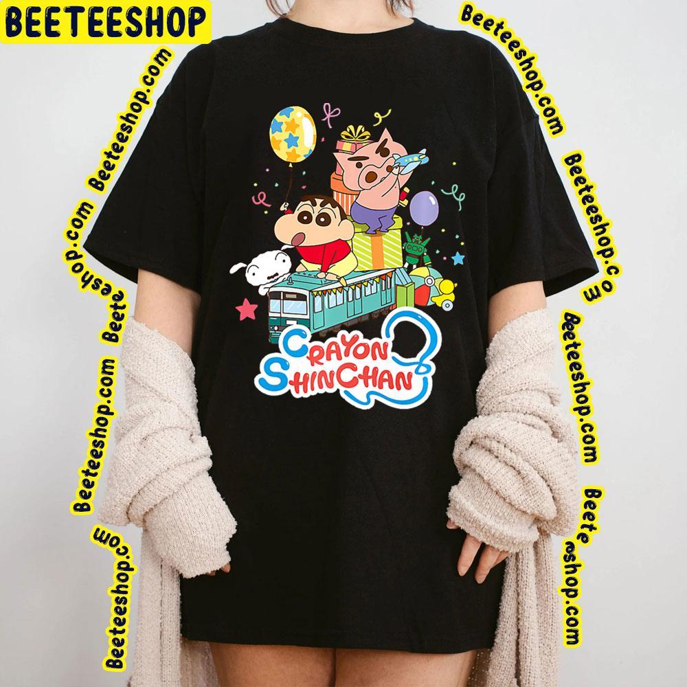 Train Crayon Shin Chan Beeteeshop Trending Unisex T-Shirt Train Crayon Shin Chan Beeteeshop Trending Unisex T-Shirt