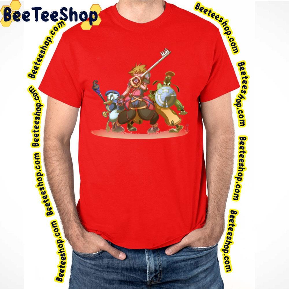 Trio Kingdom Hearts Beeteeshop Trending Unisex T-Shirt Trio Kingdom Hearts Beeteeshop Trending Unisex T-Shirt