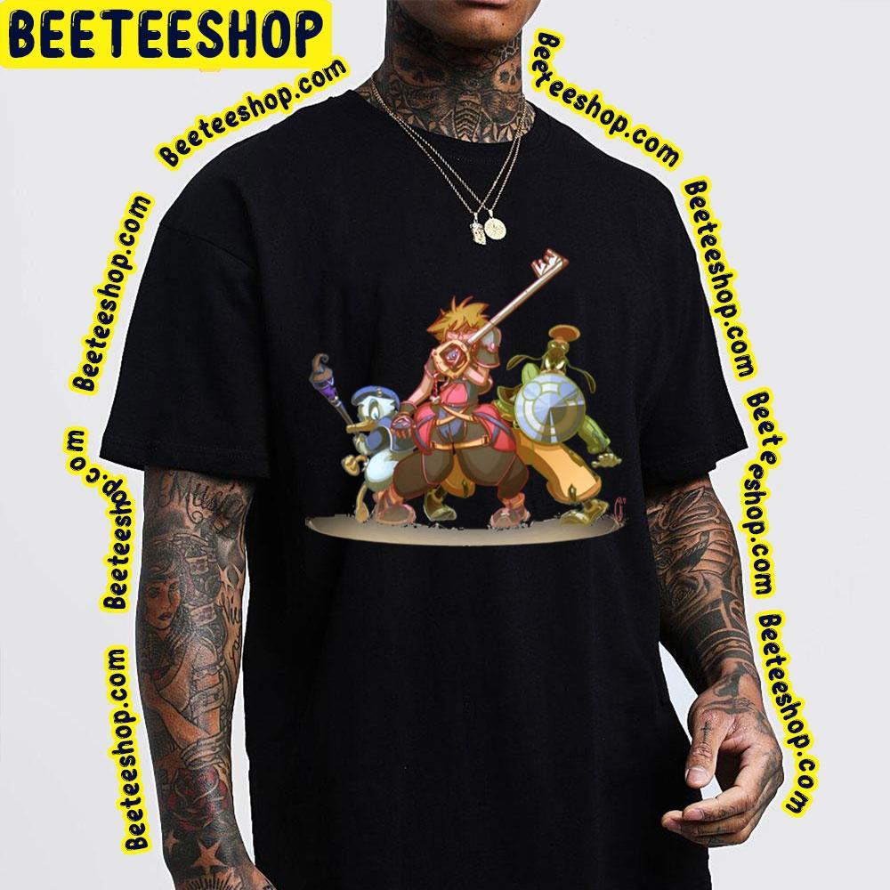 Trio Kingdom Hearts Beeteeshop Trending Unisex T-Shirt Trio Kingdom Hearts Beeteeshop Trending Unisex T-Shirt
