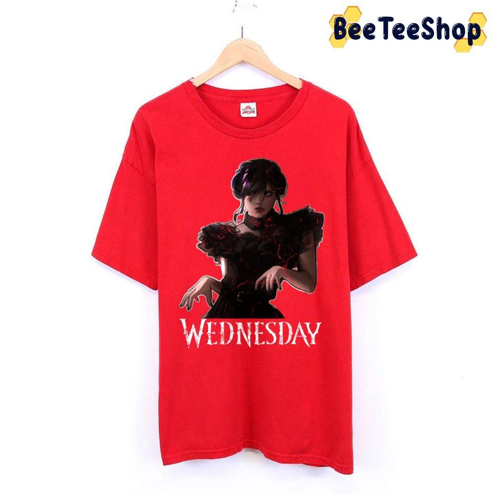 Vintage Fanart Wednesday Halloween Unisex T-Shirt Vintage Fanart Wednesday Halloween Unisex T-Shirt